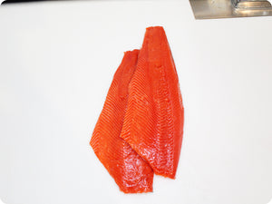 Wild Sockeye Salmon Fillet (previously frozen) by the pound