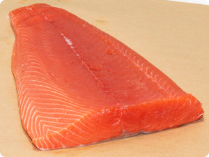 Wild King Salmon Fillet (Fresh) by the pound