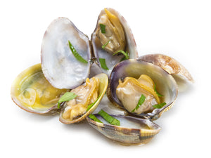 Open Manila clams to eat