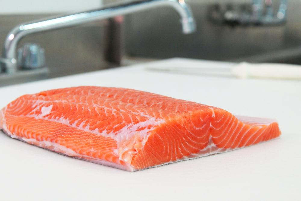 Wild King Salmon Fillet (Fresh) by the pound